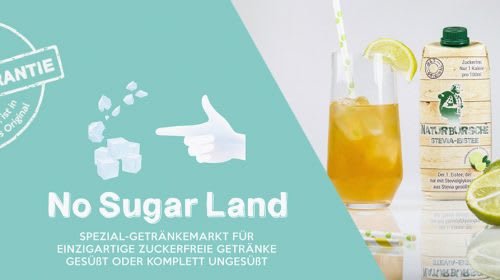 No Sugar Land - die größte Auswahl für einzigartige, innovative und 100% zuckerfreie Getränke