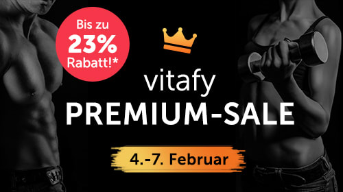 Mit vitafy im Premium-Sale exklusive Rabatte sichern!