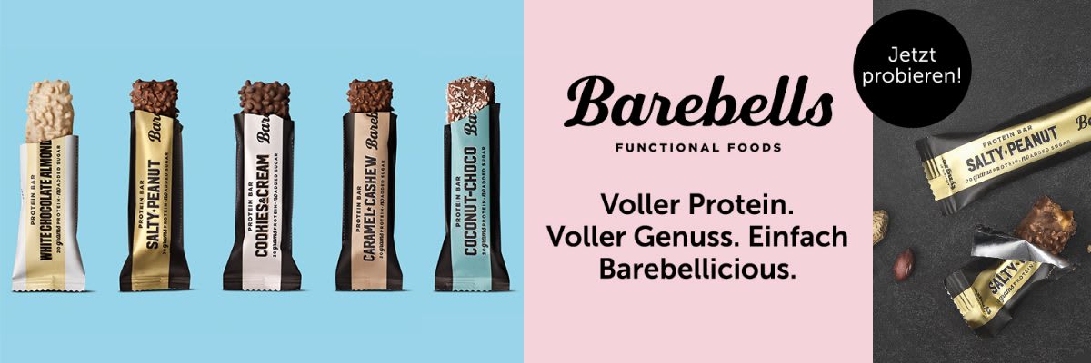 Barebells - Voller Protein. Voller Genuss. Einfach Barebellicious.