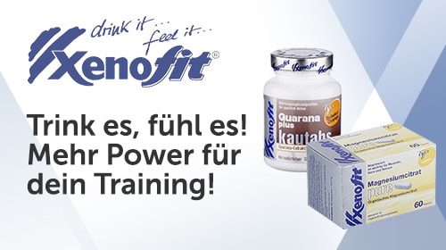 Xenofit - Trink es, fühl es! Mehr Power für dein Training!