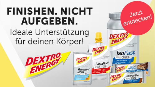 Dextro Energy - Ideale Unterstützung vor, während und nach dem Sport!