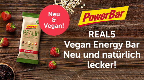 REAL5 Vegan Energy Bar - neu & natürlich lecker!