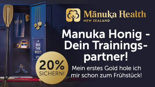 Manuka Health - Wer wie ein Profi trainiert, sollte auch so essen!