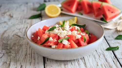 Wassermelone-Feta-Salat: Frisch, fruchtig, fabelhaft