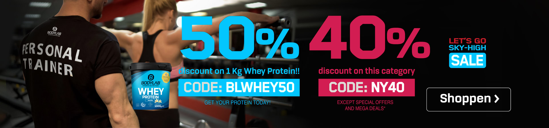 Spieropbouw, fitness, afvallen, Whey protein | Bodylab Shop