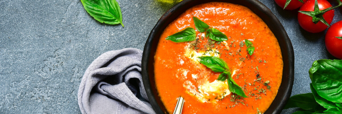 Fruchtige Tomatencremesuppe - Vom Achterhof