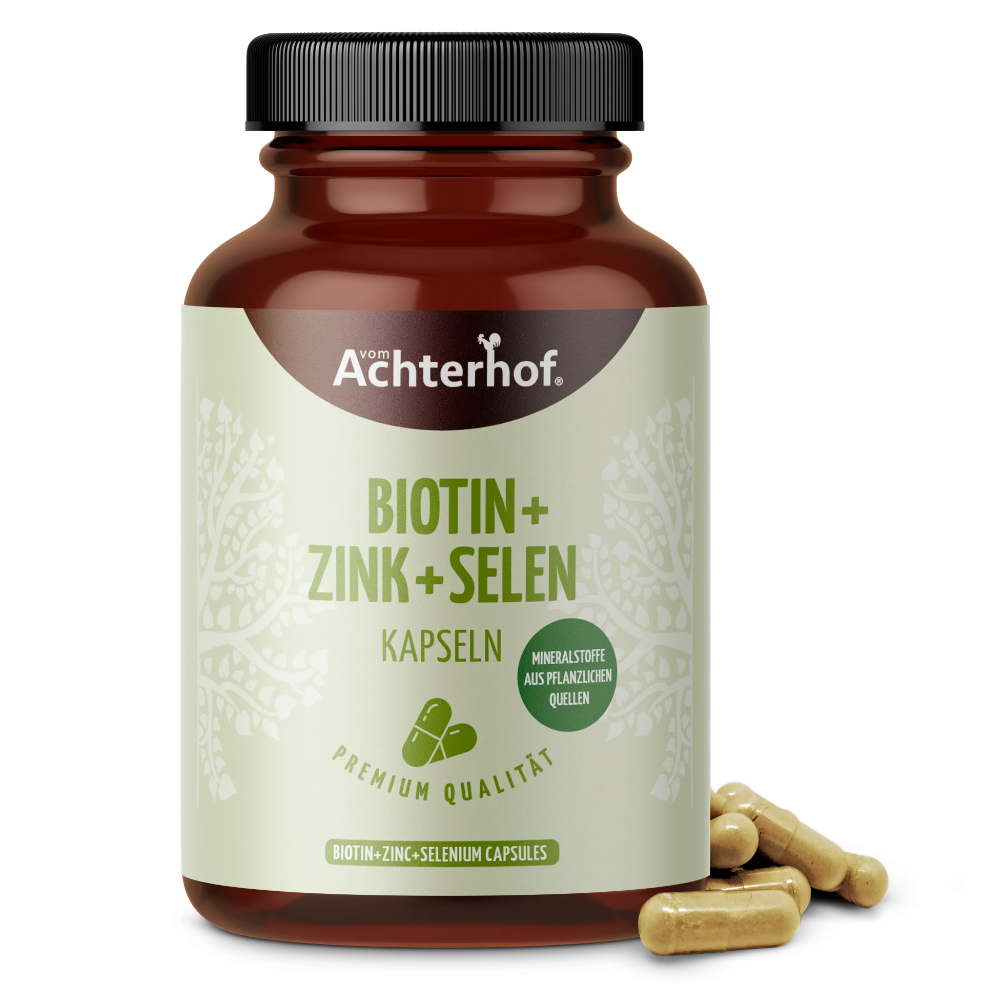 Biotin+Zink+Selen Kapseln (120 Kapseln) depicted
