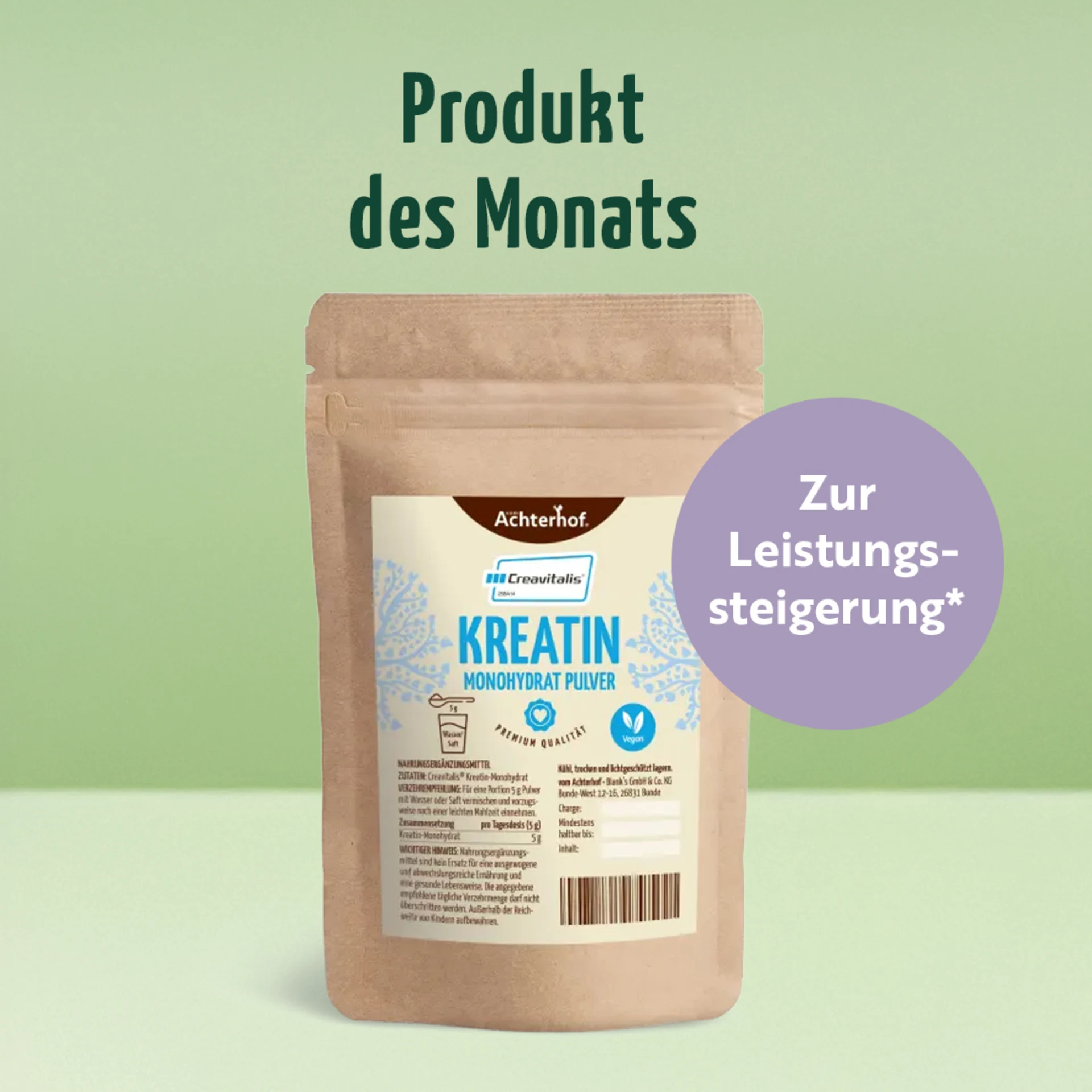 Monatsprodukt