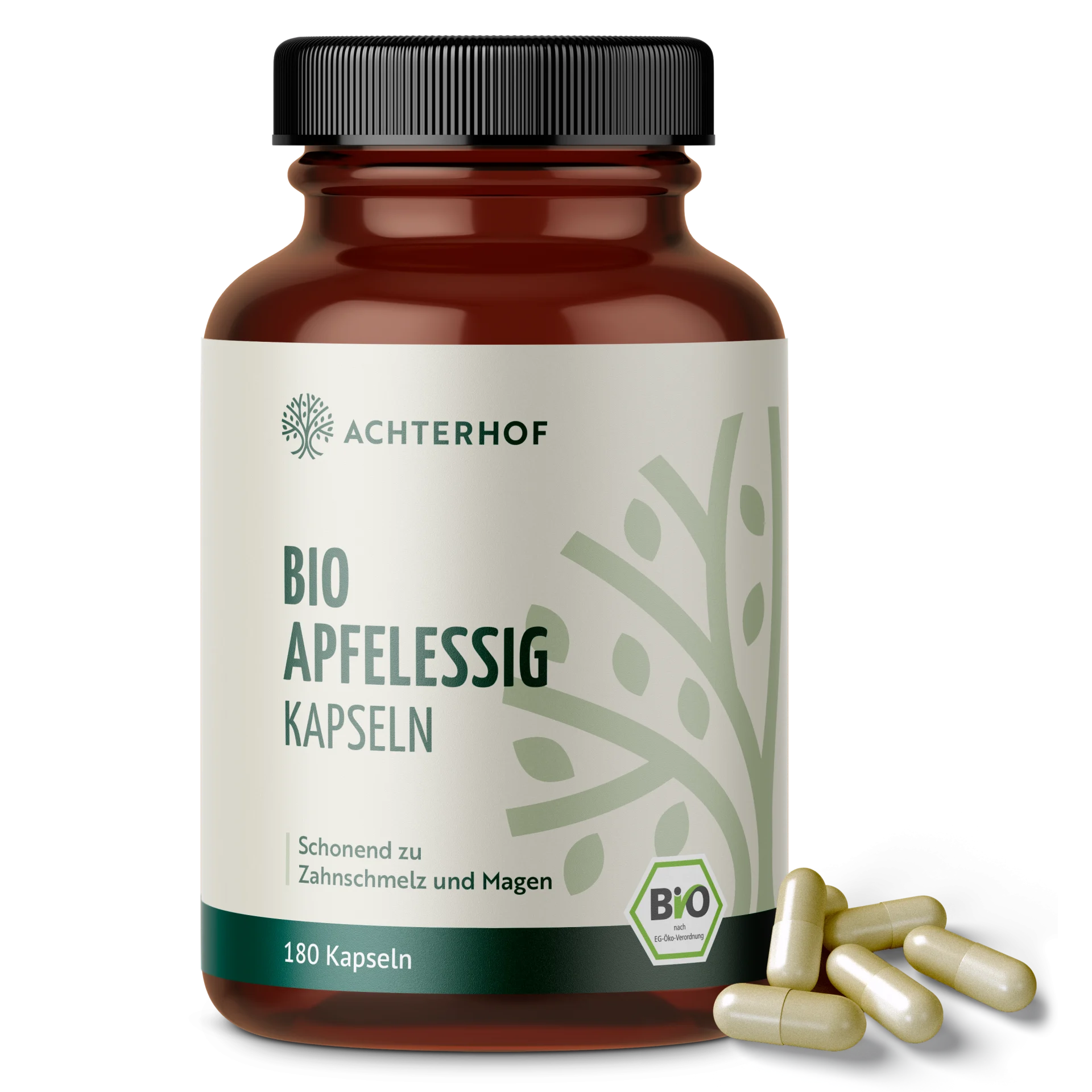 Bio Apfelessig Kapseln (180 Kapseln) depicted
