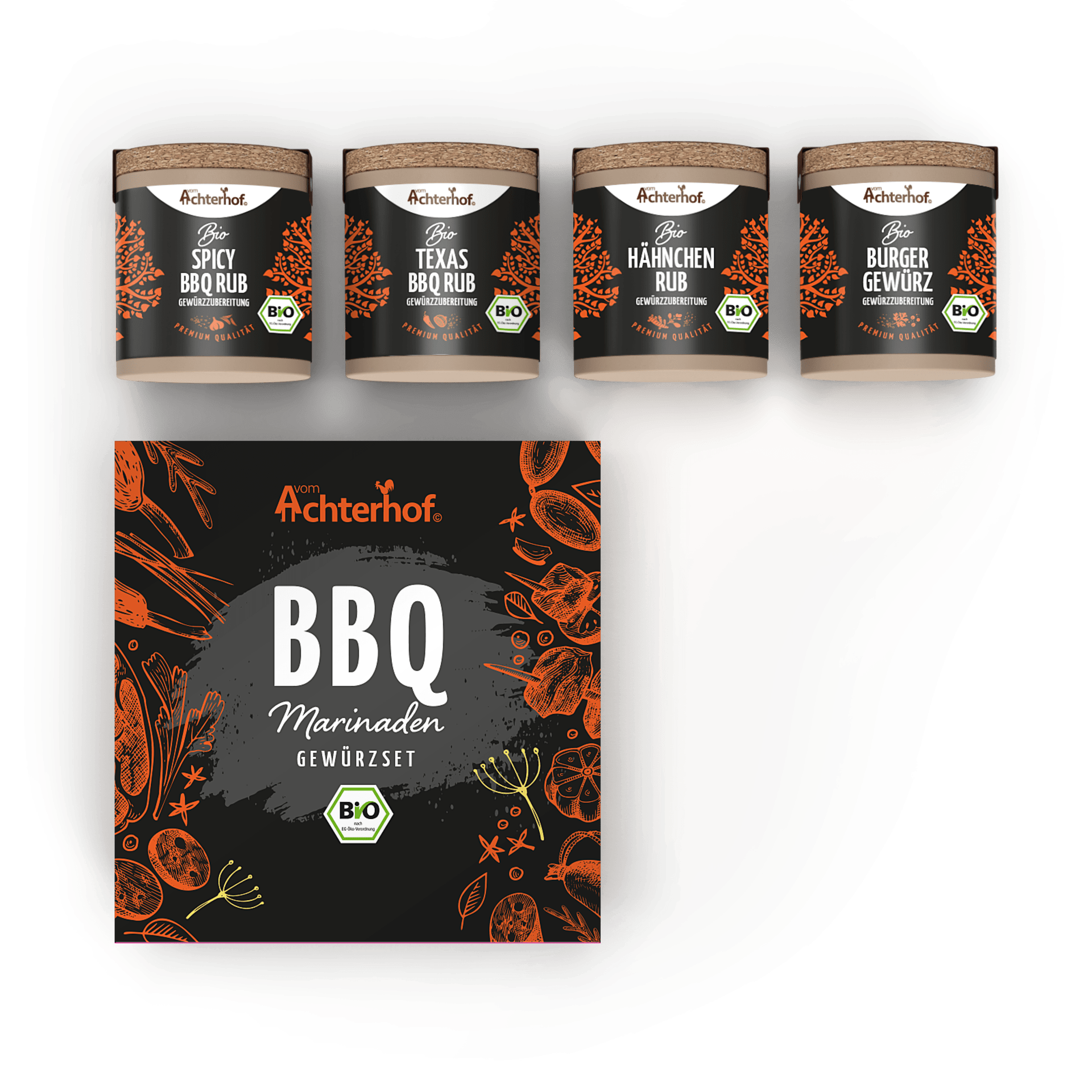 BBQ Marinaden Gewürzset Bio depicted