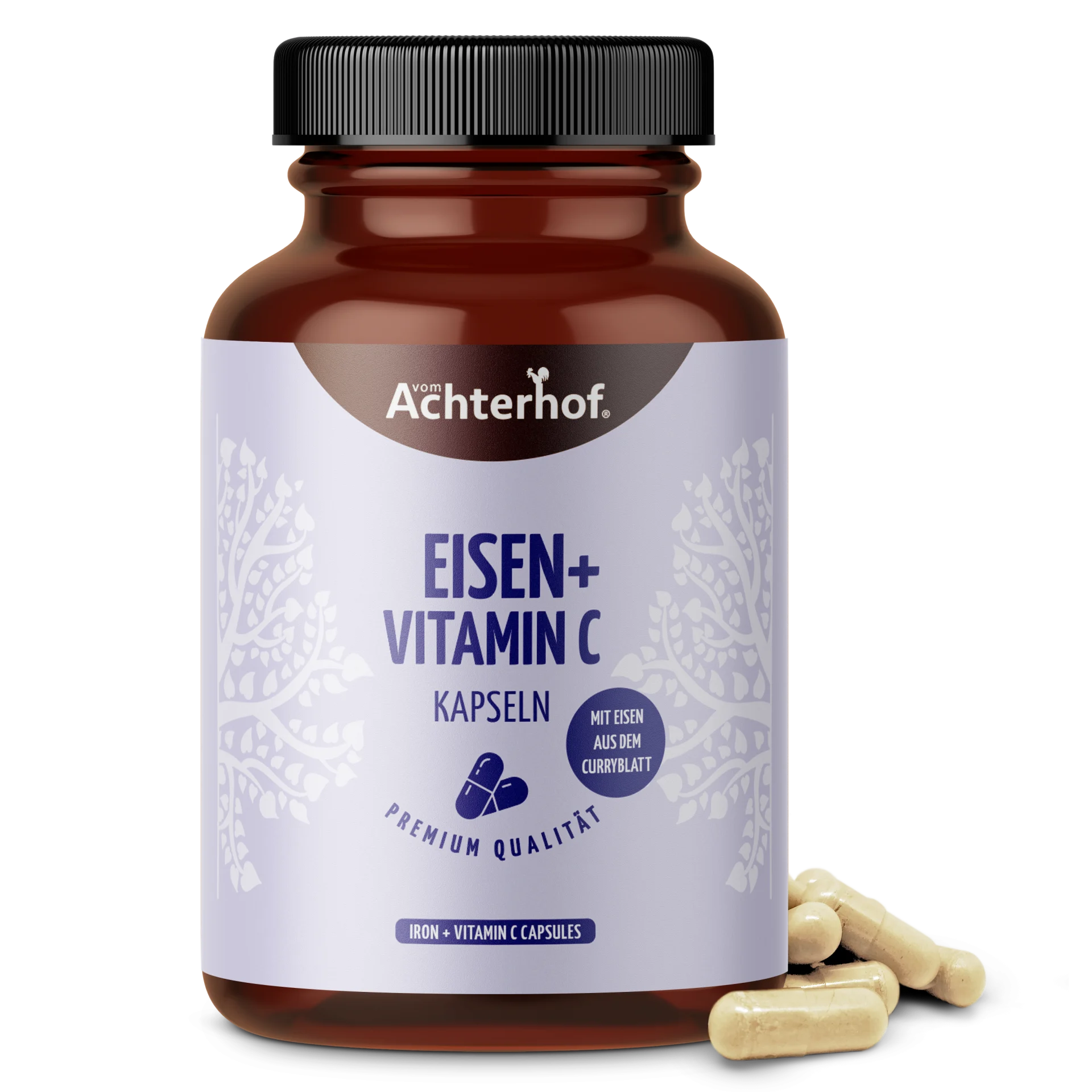 Eisen + Vitamin C Kapseln (180 Kapseln) depicted