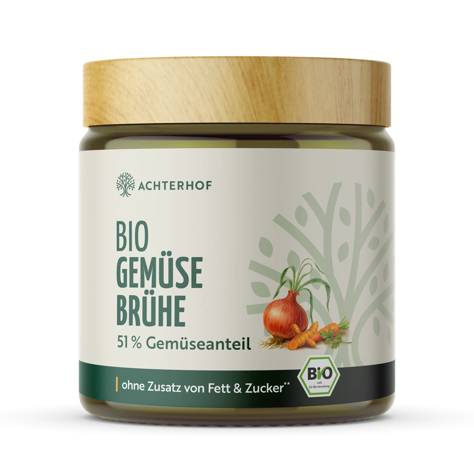 Bio Gemüsebrühe mit 51% Gemüseanteil (225g) depicted