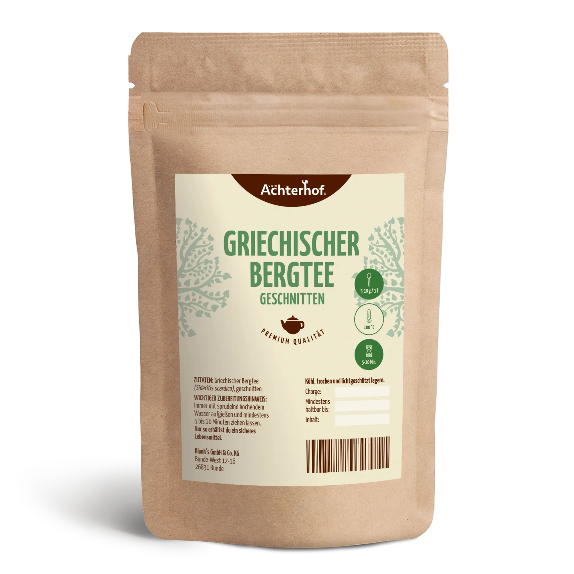 Griechischer Bergtee geschnitten (100g) depicted