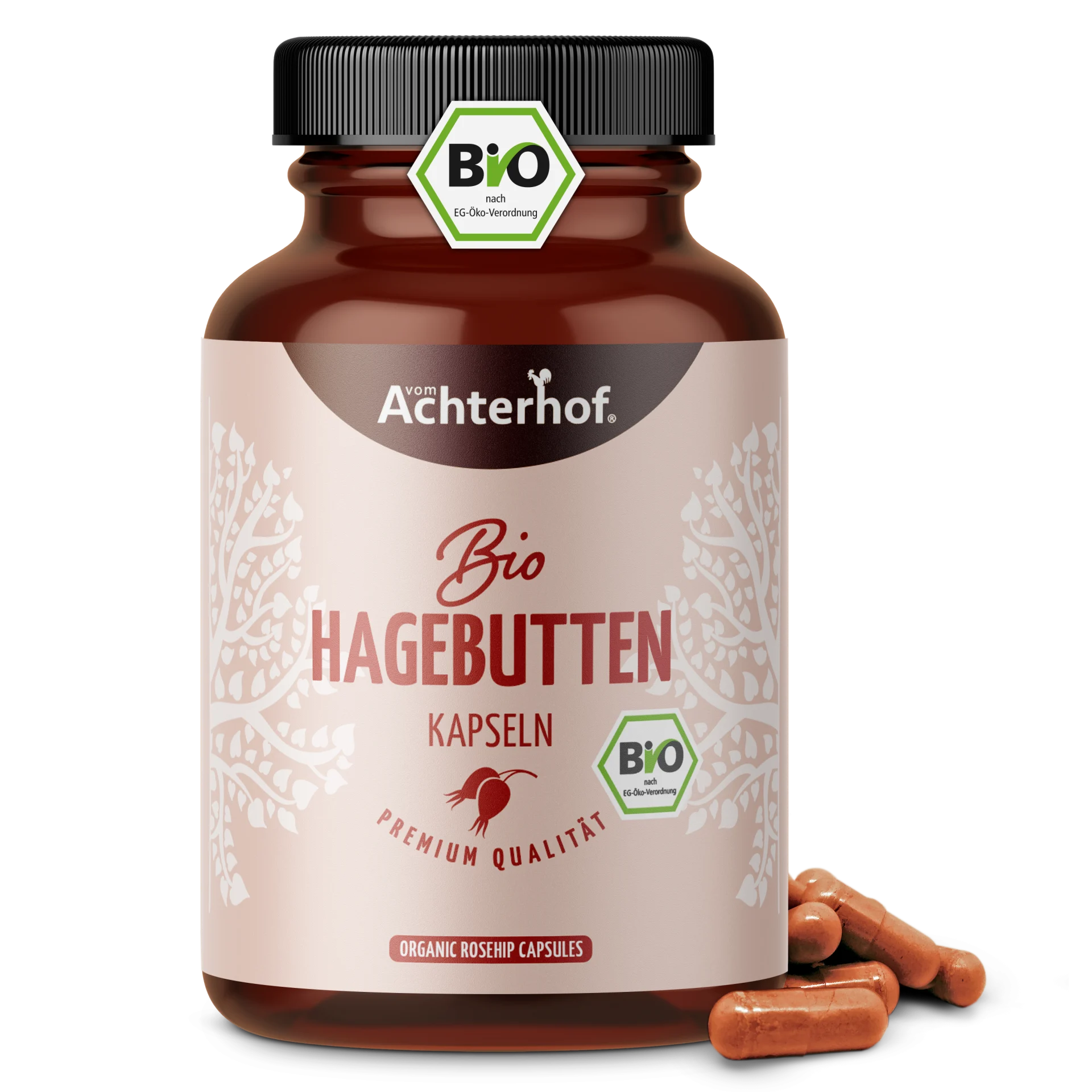 Bio Hagebutten Kapseln (180 Kapseln) depicted