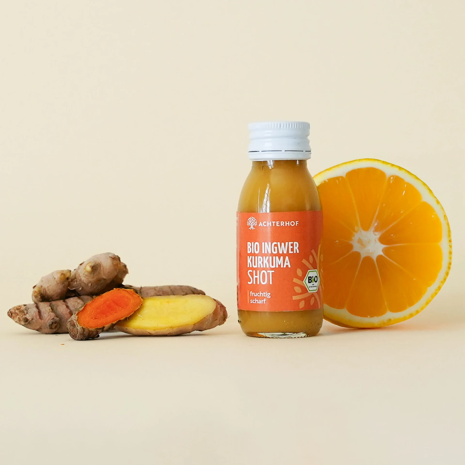 Bio Ingwer Kurkuma Shot (7 x 60ml) depicted