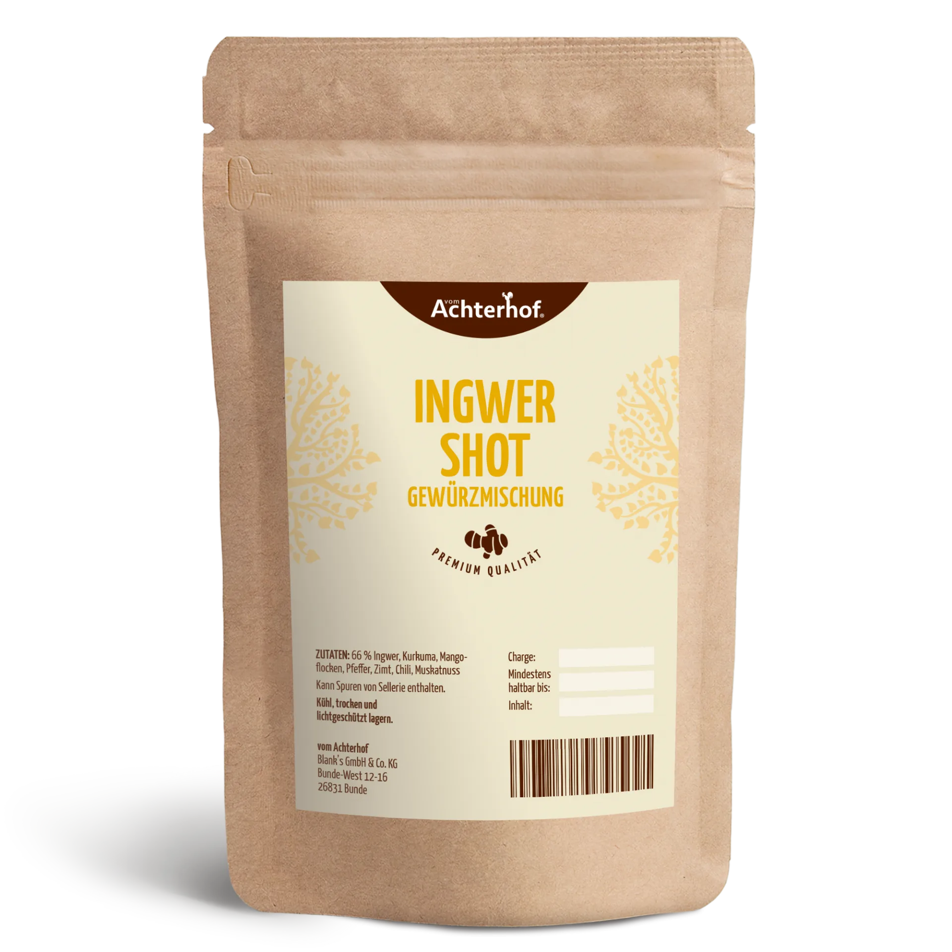 Ingwer Shot Gewürzmischung (100g) depicted