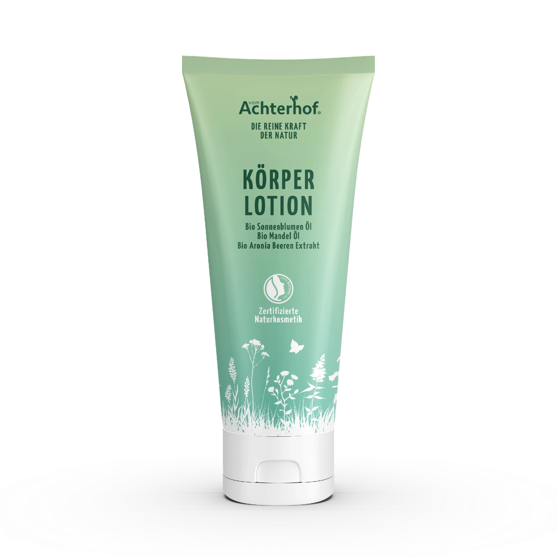 Körperlotion mit Bio Sonnenblumenöl, Bio Mandelöl und Bio Aroniabeerenextrakt (200ml) depicted