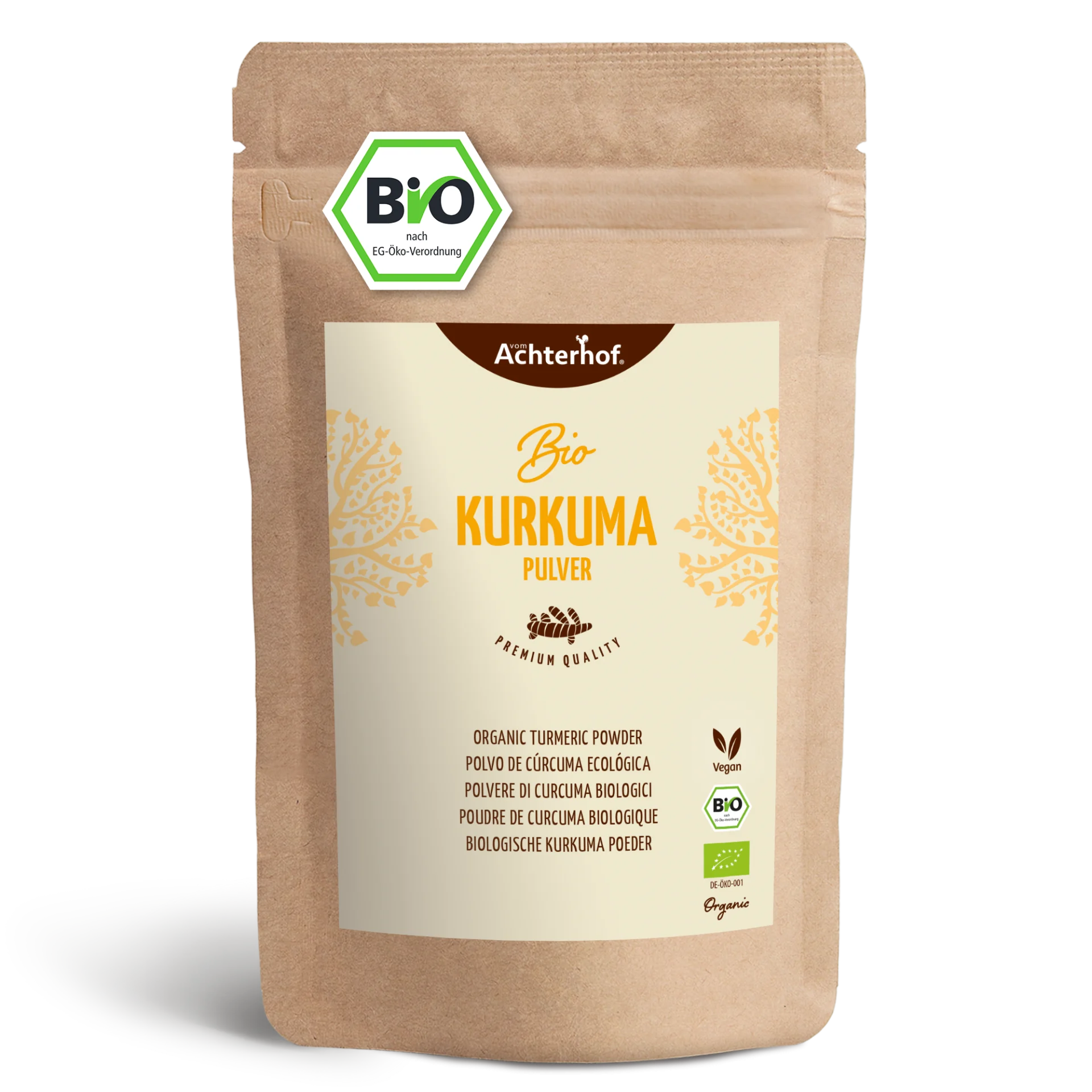 Bio Kurkuma Pulver (250g) depicted