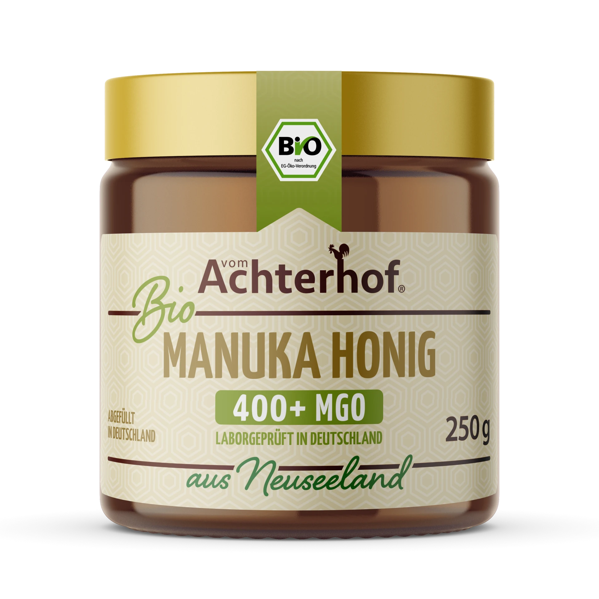 Manuka Honig Bio 400+ MGO (250g) depicted