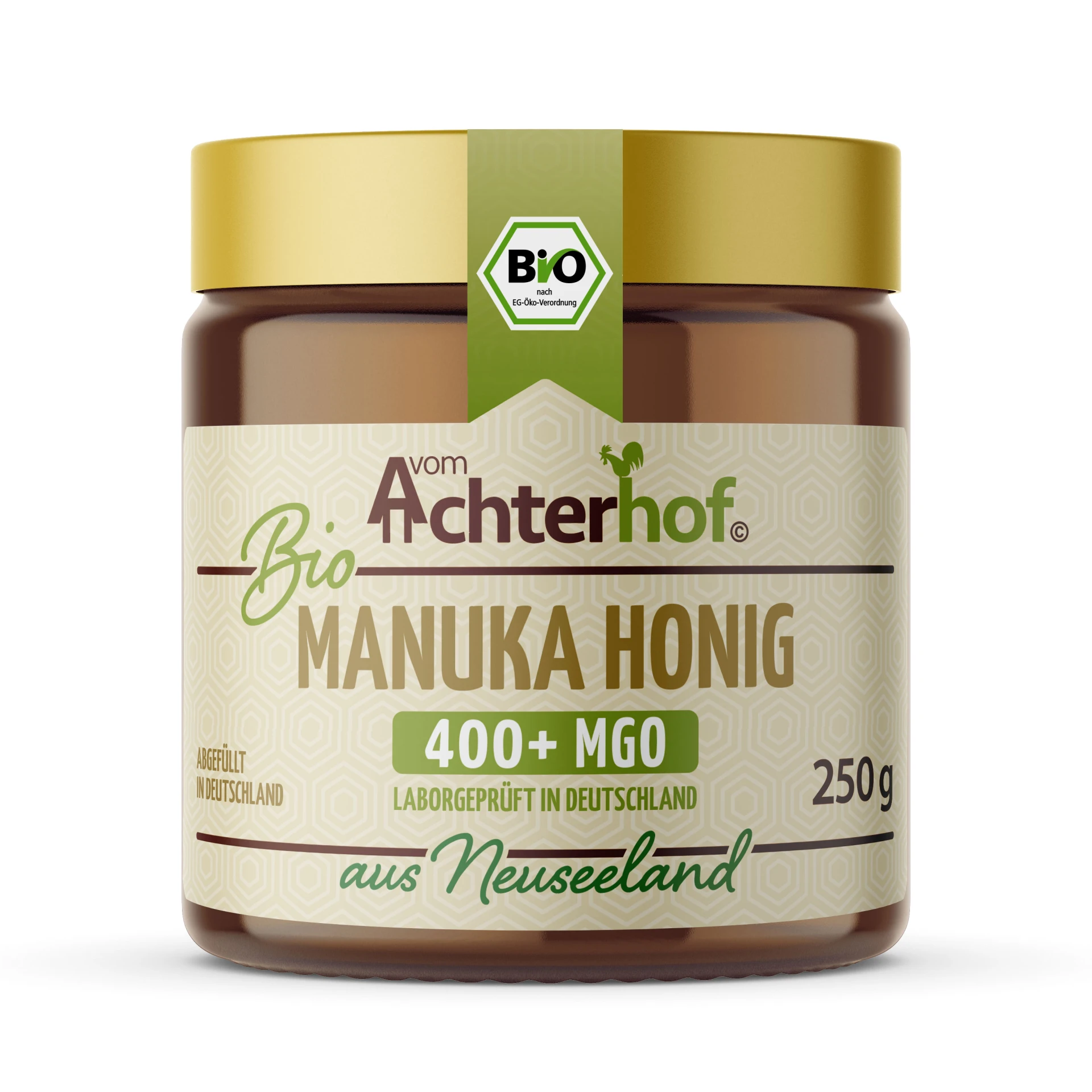 Manuka Honig Bio 400+ MGO (250g) depicted