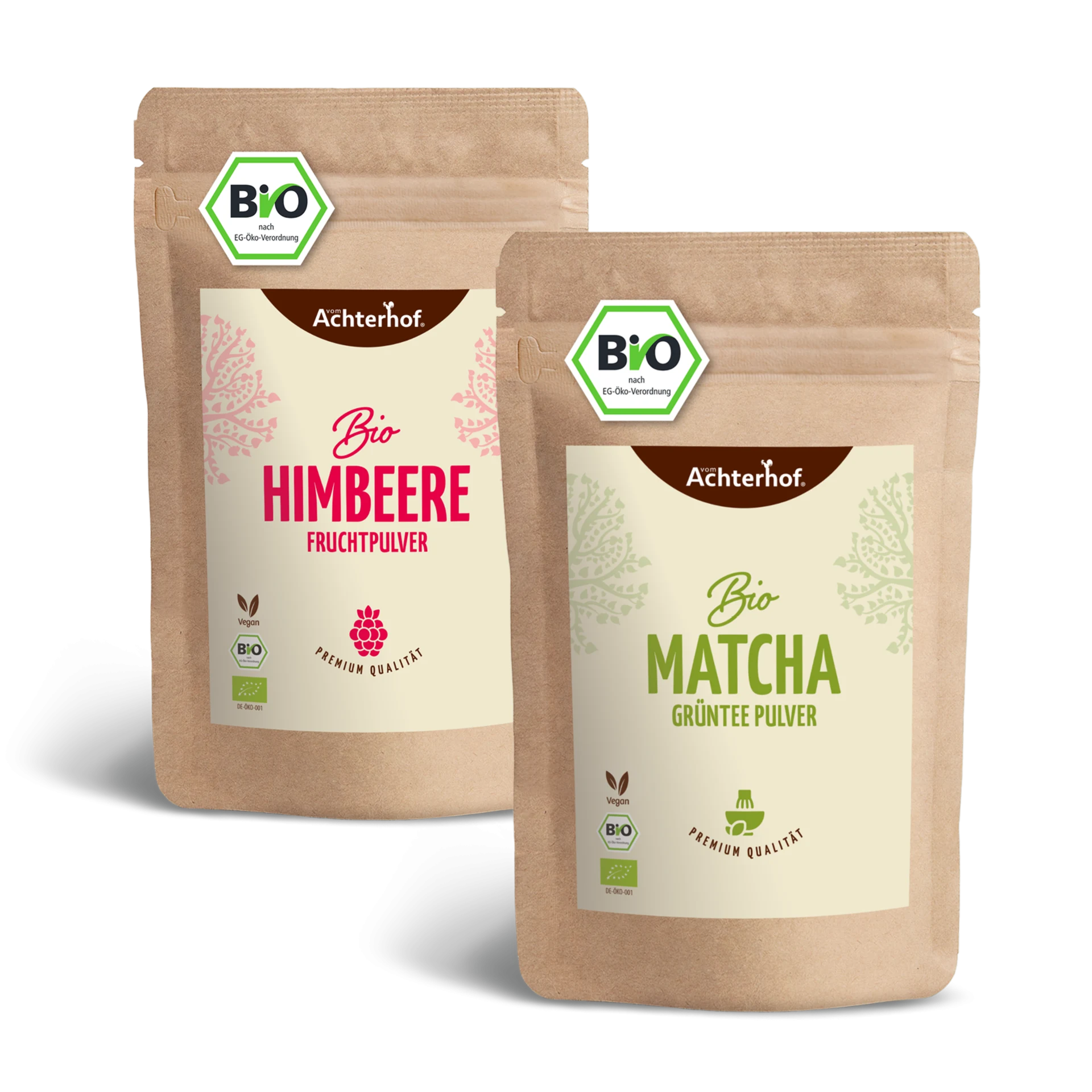 Bio Raspberry Matcha Set depicted