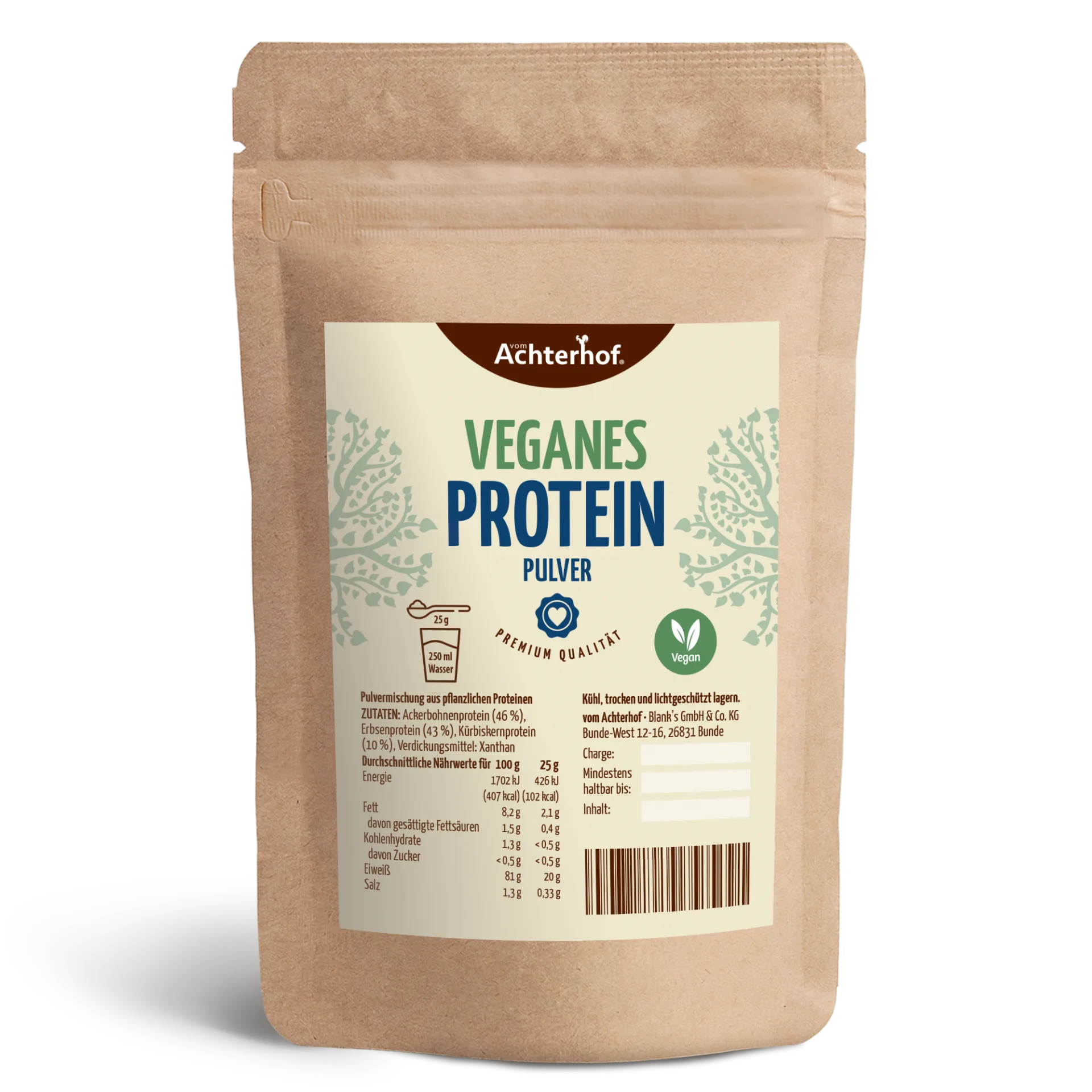Veganes Proteinpulver (250g) depicted