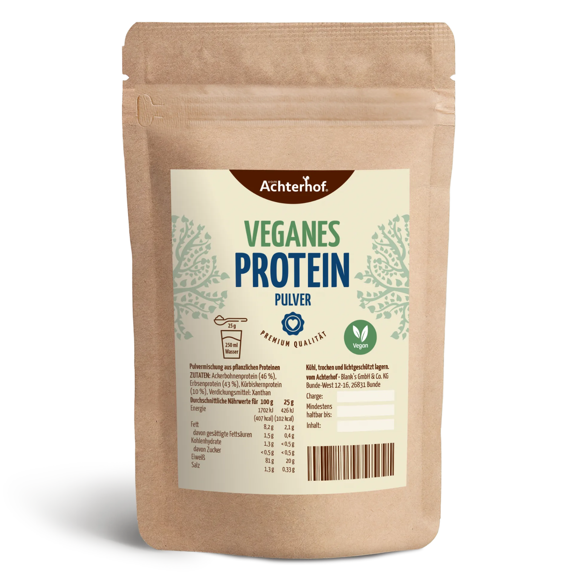 Veganes Proteinpulver (500g) depicted