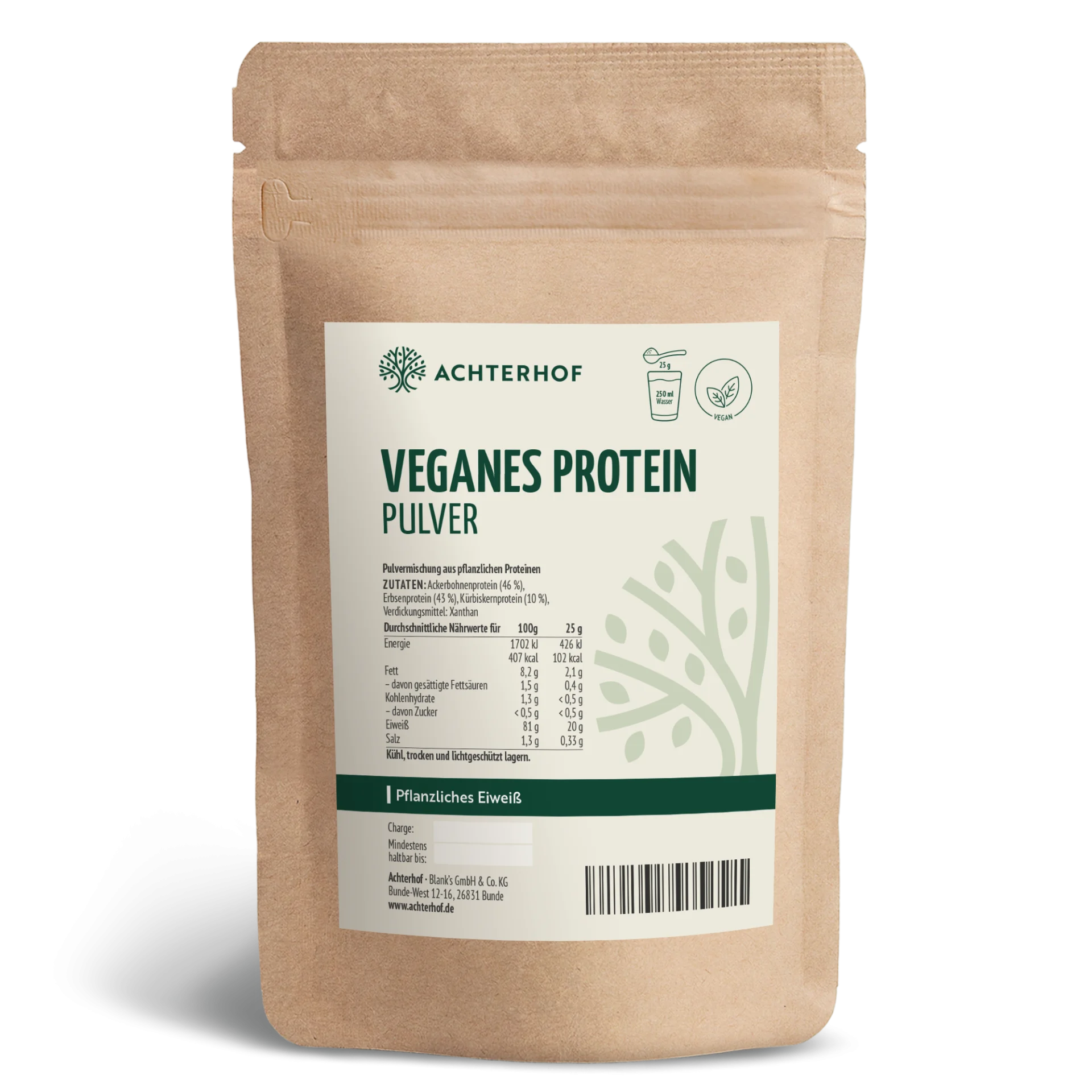 Veganes Protein Pulver (250g) depicted