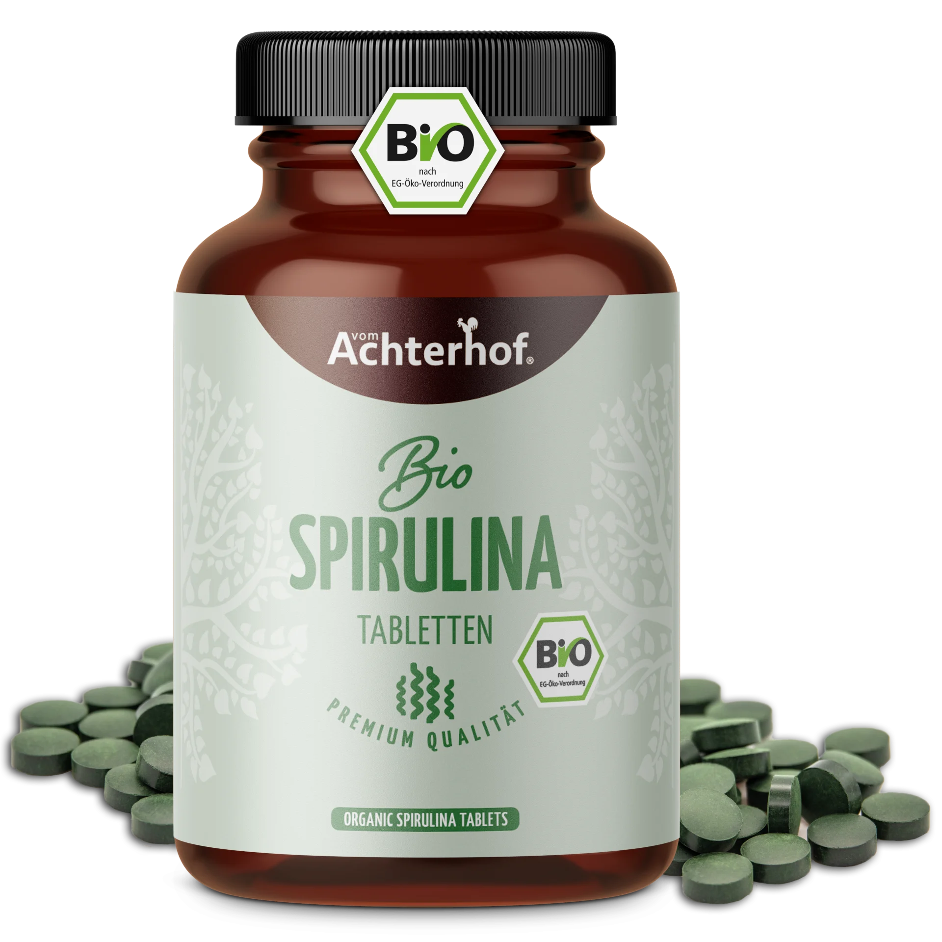 Spirulina Algen Tabletten Bio (400 Tabletten) depicted