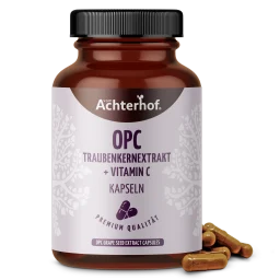 thumbnail of OPC Traubenkernextrakt + Vitamin C Kapseln (200 Kapseln)