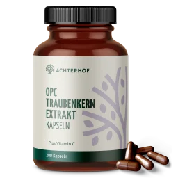 thumbnail of OPC Traubenkernextrakt + Vitamin C Kapseln (200 Kapseln)