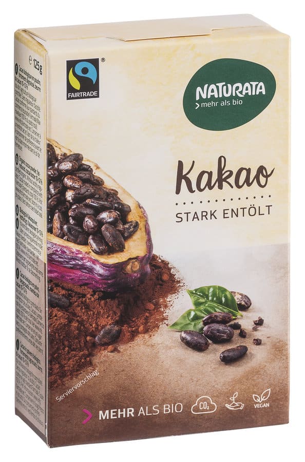 Naturata Kakao stark entölt 10-12% Fett bio (125g)