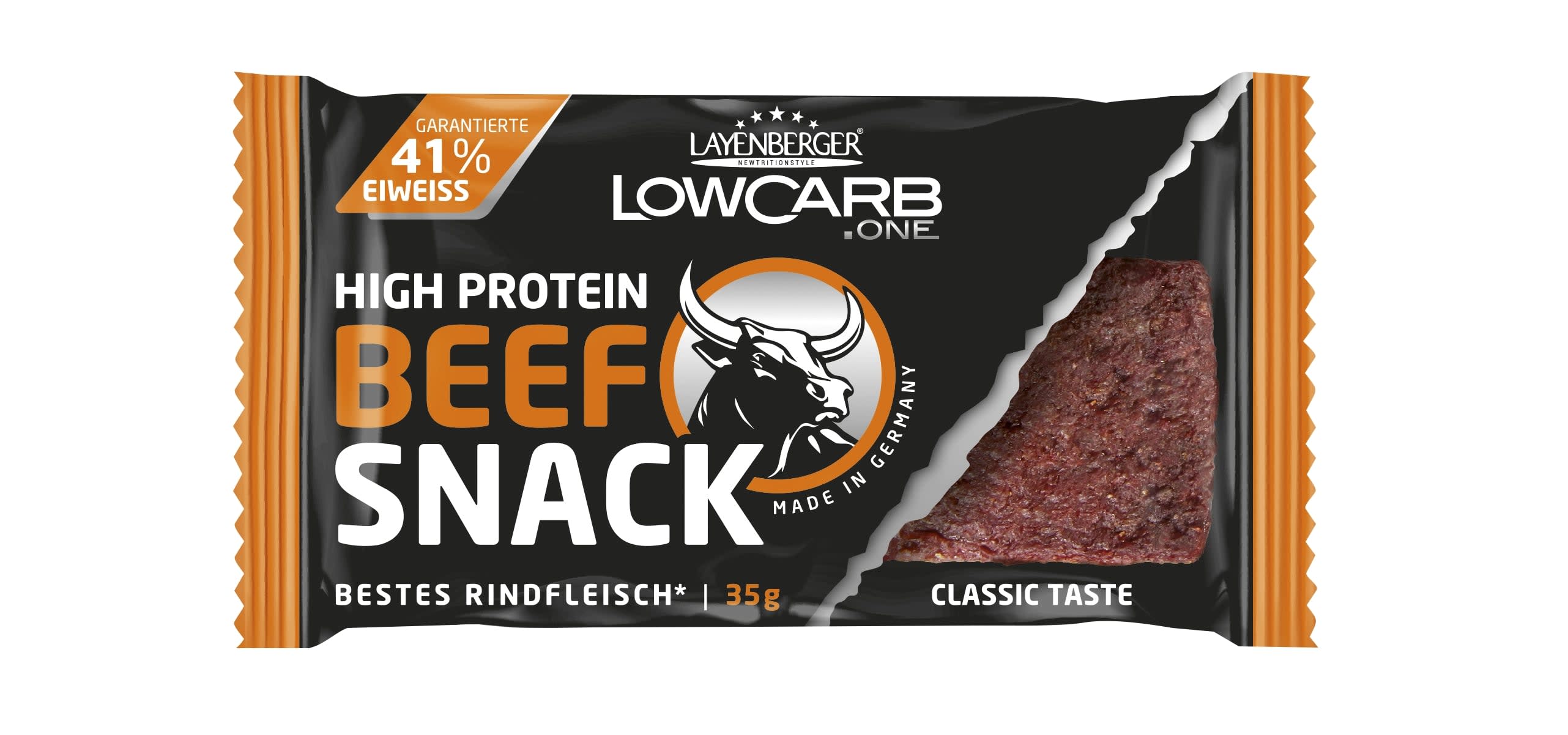 Layenberger LowCarb.one High Protein Beef Snack - 10x35g - Classic