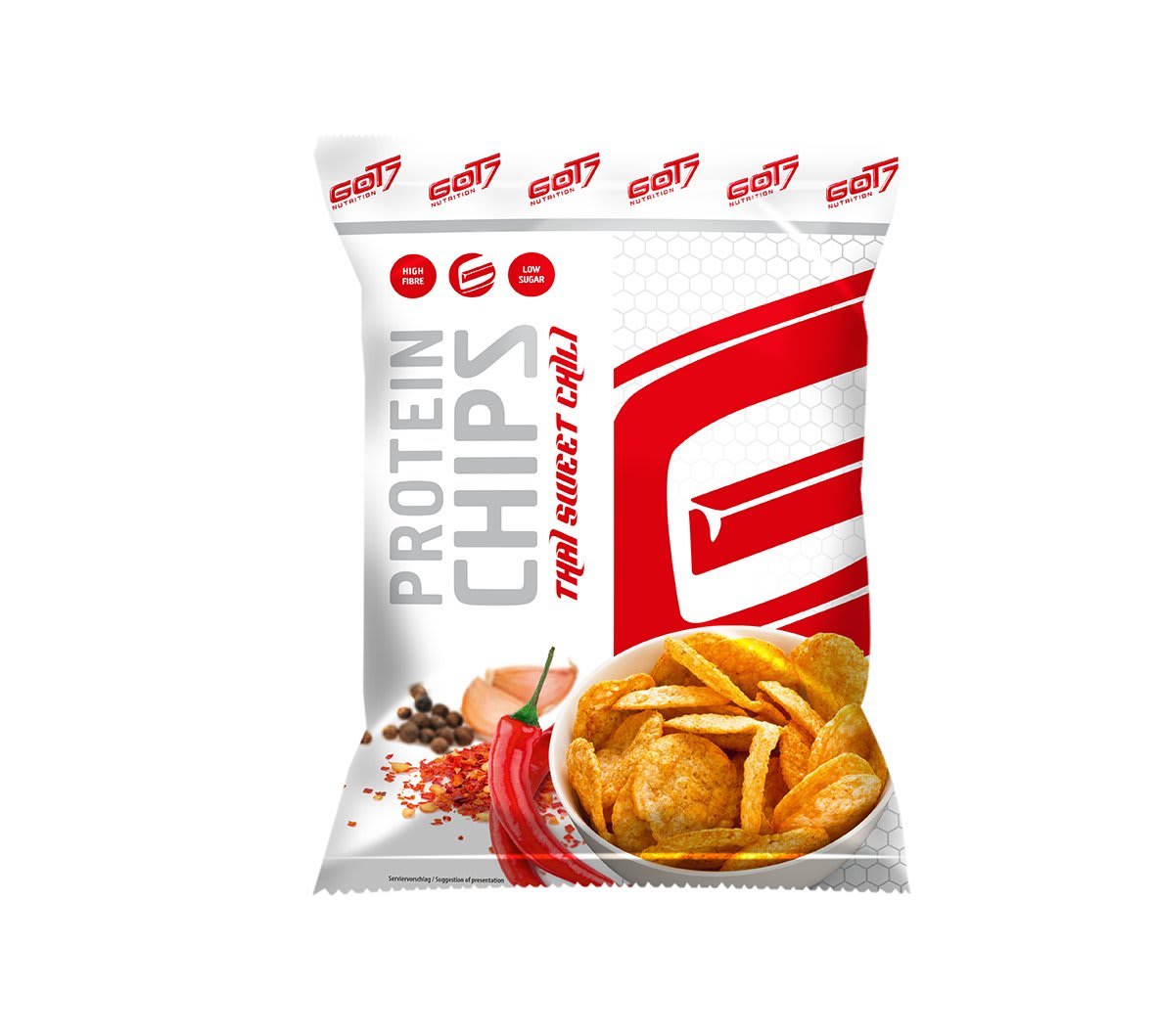 GOT7 Nutrition High Protein Chips - 6x50g - Thai Sweet Chili
