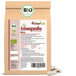 Ashwagandha Kapseln Bio Nachfüllpack (400 Kapseln)