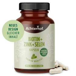 Biotin + Zink + Selen Kapseln (120 Kapseln)