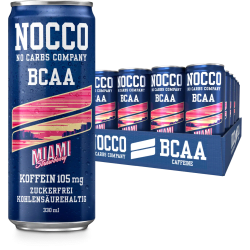 Nocco BCAA - 24x330ml - Miami Strawberry