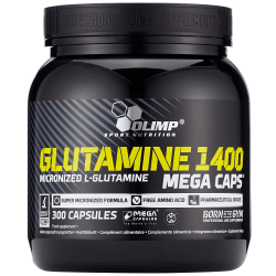 Glutamine Mega Caps 1400 (300 Kapseln)