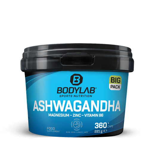 BIG PACK Ashwagandha + Magnesium - Zinc - Vitamin B6 (360 Kapseln) — Bild 2