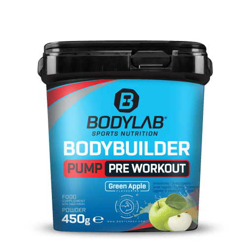 Bodybuilder Pump Pre Workout - 450g - Green Apple — Bild 2