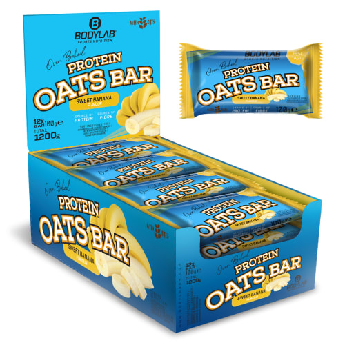 Protein Oats Bar - 12x100g - Sweet Banana Flavouring — Bild 2