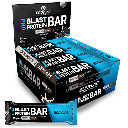 Pro Blast Protein Bar - 12x60g - Cookies & Cream Flavouring
