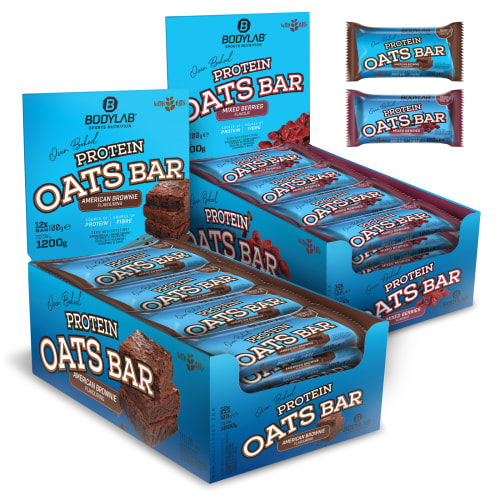 Protein Oats Bar - 12x100g - Mixed Berries Flavour — Bild 2
