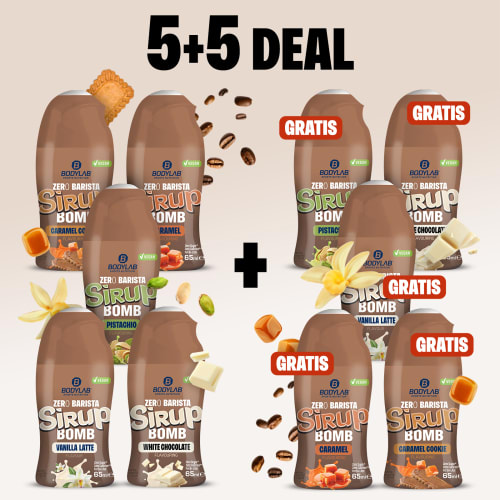 5 + 5 Zero Barista Sirup Bomb Deal