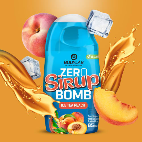 ZERO Sirup BOMB - 65ml - Iced Tea Peach — Bild 2