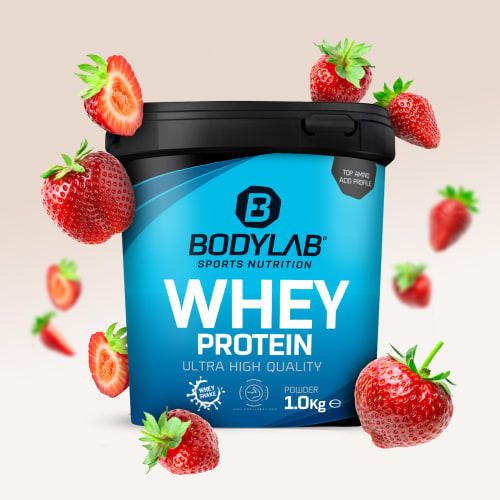 Whey Protein - 1000g - Erdbeer — Bild 2