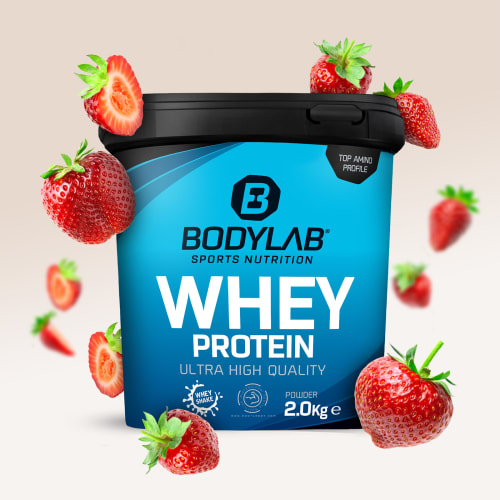 Whey Protein - 2000g - Erdbeer — Bild 2