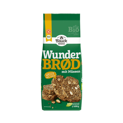 Bio Backmischung Wunderbrød mit Nüssen (600g) — Bild 2