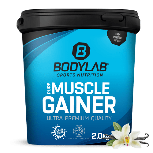Pure Muscle Gainer - 2000g - Vanille — Bild 2