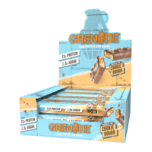 Grenade Protein Bar - 12x60g - Chocolate Chip Cookie Dough — Bild 2